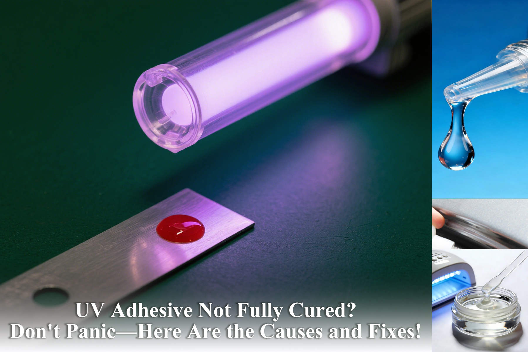 UV Adhesive Not Fully Cured? Don't Panic—Here Are the Causes and Fixes!