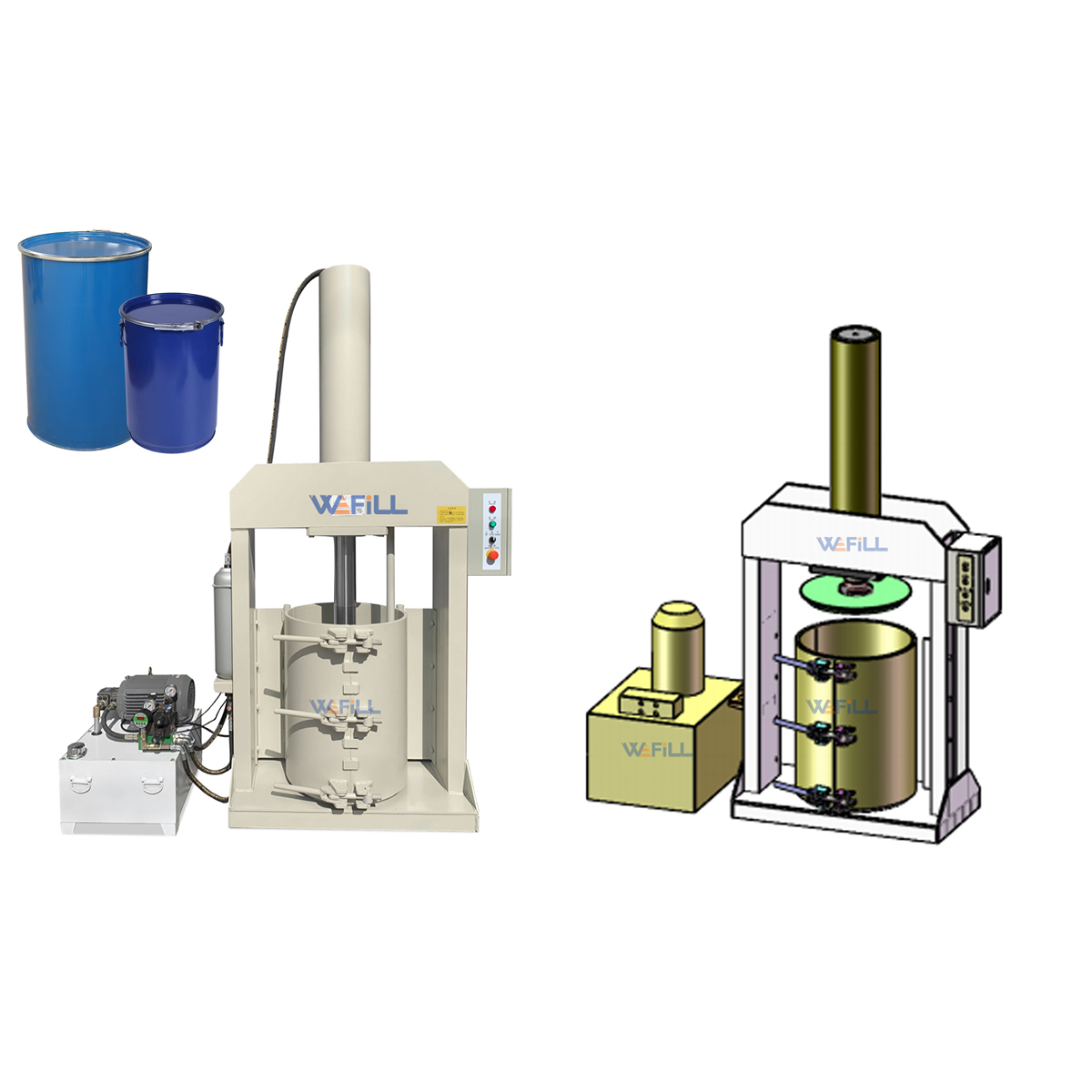Semi Automatic Grease Cartridge Filling Machine with Press Machine 02