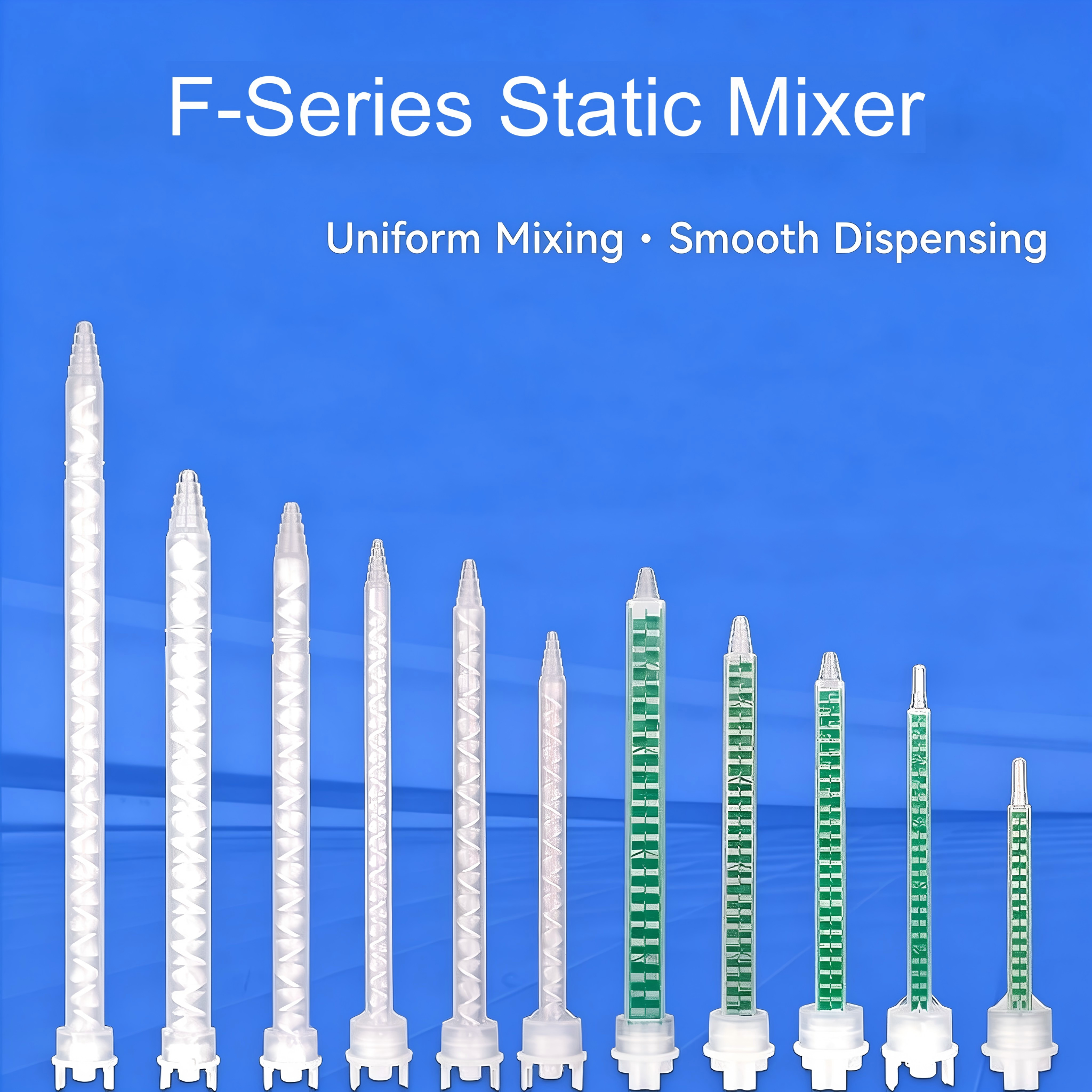 Two Component Dual Cartridge Adhesive F Series Static Mixer