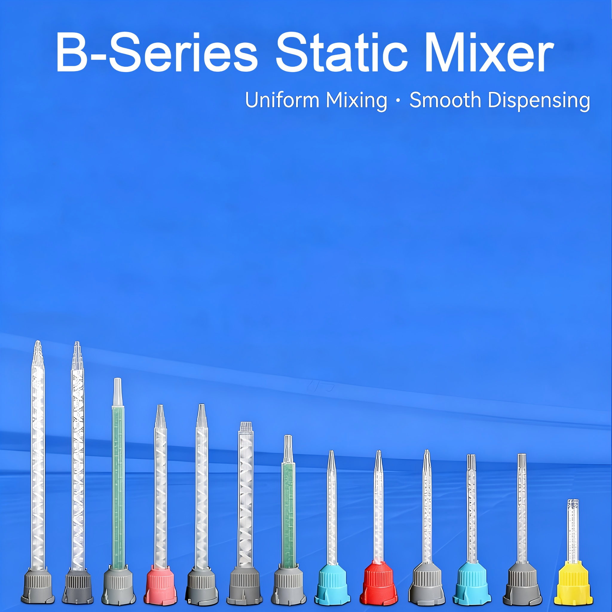 Two Component Dual Cartridge Adhesive B Series Static Mixer