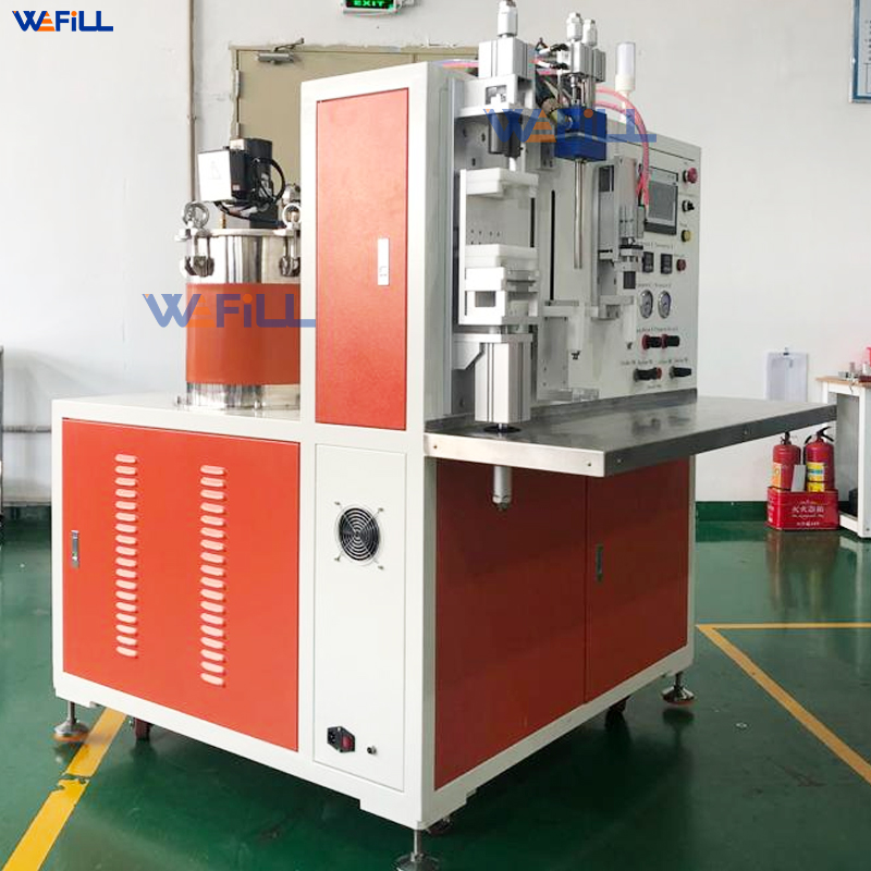 WEFILL-CAR-AB-F001-490-50-10-1 semi-automatic 490ml 50ml 10:1 AB dual-cartridge filler and capper