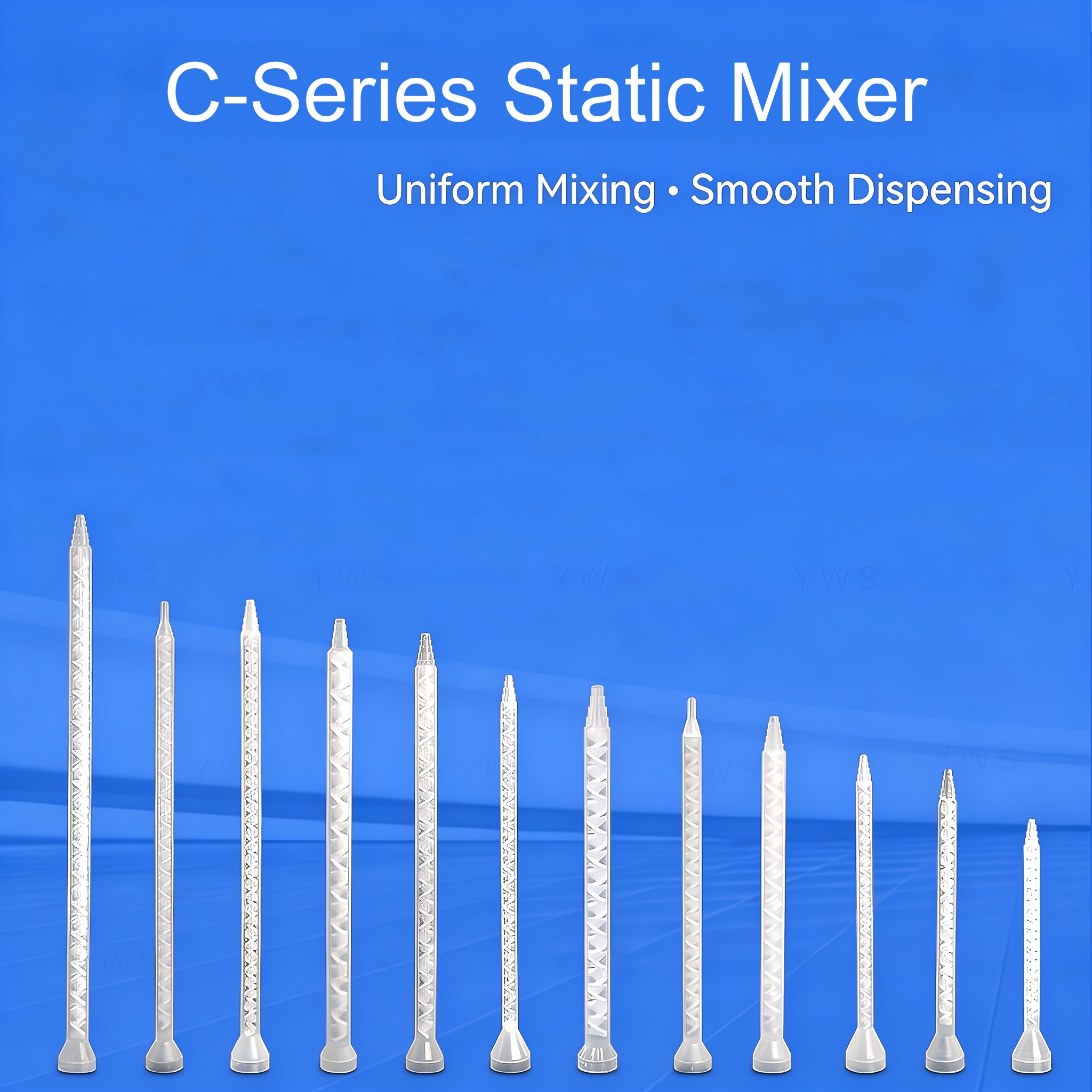 Two Component Dual Cartridge Adhesive C Series Static Mixer