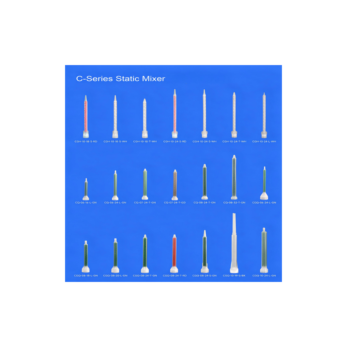 Two Component Dual Cartridge Adhesive C Series Static Mixer Product Family Slider-02