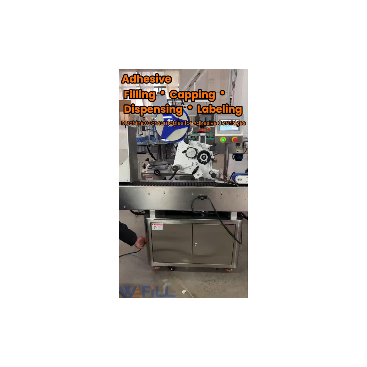 Fully Automatic Syring Round Bottle Labeling Machine Slide