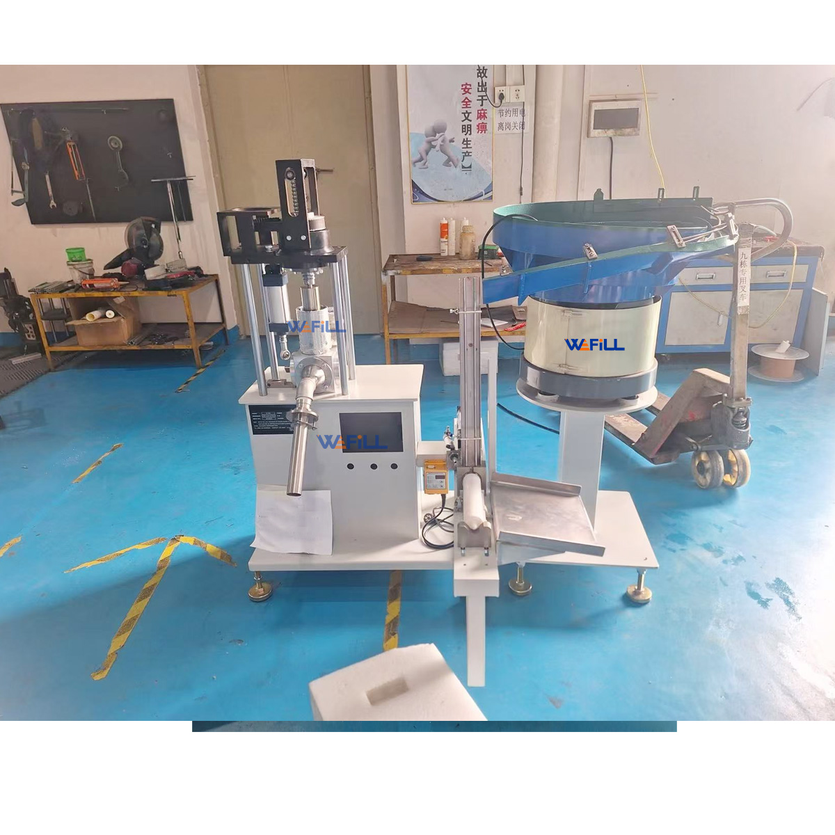 WEFILL-CAR-SSF-HP-1 Semi-automatic sealant cartridge filling & sealing machine 9