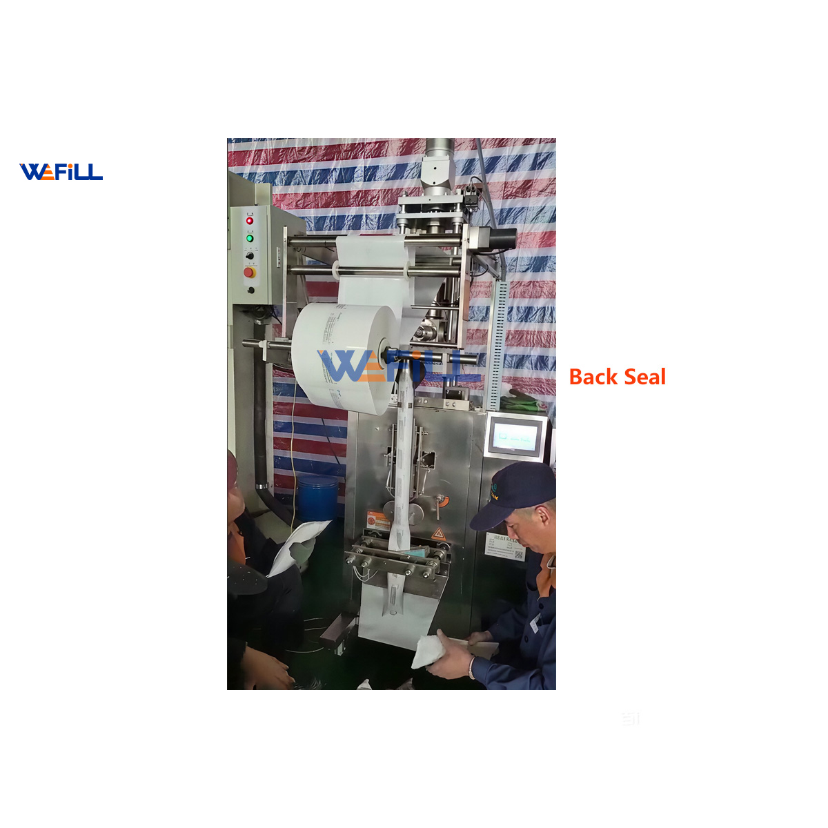 Semi Automatic Grease Pouch bag Filling Machine with Press Machine 02