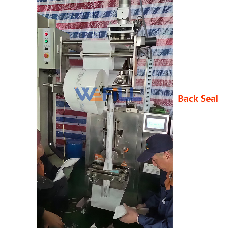 Four-side seal, three-side seal and back-seal pouches for grease packaging