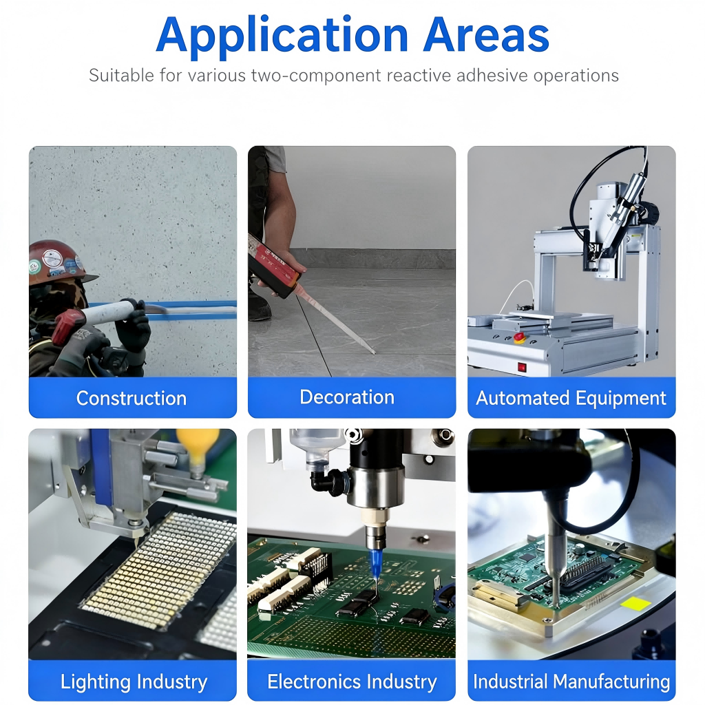 Two Component Dual Cartridge Adhesive C Series Static Mixer appilcation area Two Component Dual Cartridge Adhesive C Series Static Mixer appilcation area